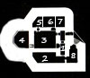 R636 Command post for coastal batterie. 
      1 - gas lock.
      2 - Crew.
      3 - 
    computing room.
    4 - observation.
    5 - officers.
    6 - communications.
    7. wireless.
    8 - close combat defence.