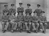 1935 Fleet Air Arm Conversion Course at RAF Calshot. Top row left to right Sgt. Joe Lane, PO Beck, PO Jurdwine [sic], PO Hards [sic], PO West.