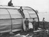 Building huts..