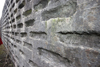 An oblong block camouflage.