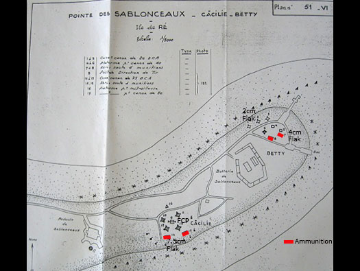 Ro410 'Cäcilie', Ro409 'Betty' + La Batterie des Sablanceaux, K.V.G Süd Ile de Ré