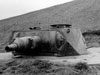 VK 3001 tank turret in another position on Omaha beach.