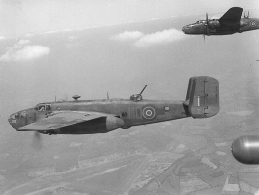 Mitchell medium bomber.