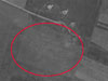Bombed area.
