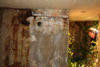 Inside the bunker.