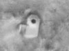 Air photo of the Vf58c Tobruk with a small blast wall covering the entrance.