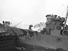 HMS Cambeltown, Operation Chariot before she blew up.