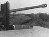 Behind the gun you can just see the trench.