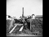 How the guns were put into their bunkers.