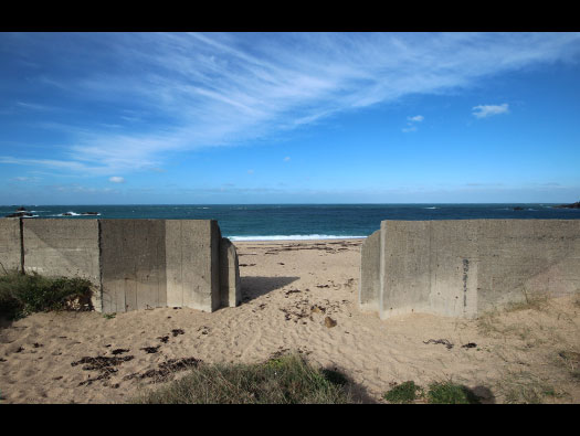 Alderney, Panzermauer 12,  Platte Saline