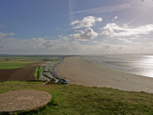 Brean Down, Somerset. Bombing Range