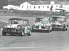 Mini's racing here in the 60's & 70's, there are two Avro Anson's in the picture and a squadron office.