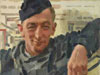 Ground staff (Flight Sergeant Oswald 'Ossie' Ferguson), Colin Colahan, 1942. [Oil on canvas.