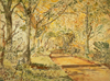 The Beech Avenue painted by Thomas Hennell was destroyed in 1941/2 to build the airfield and the road re routed.
