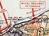 Blue beach attacked by the Royal Regiment of Canada.