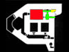 Red - Crew Room.
Green - the passage way.
Yellow - Close Combat room.