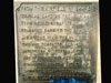 Plaque on the wall.