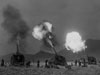 Batterie firing.