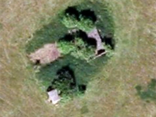 View from the air.