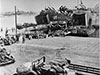 Rame Head embarkation onto LST for Utah Beach.Infantry loading in Plymouth.