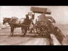 Horse drawn tipper trailer.