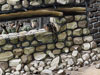 Small observation post set into the sea wall.