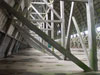 A French airship station Normandy used concrete supports.