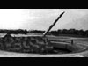 One of the guns with its turret in place.