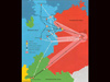 Routes into Berlin.