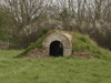 Front entrance of this Stanton style shelter.