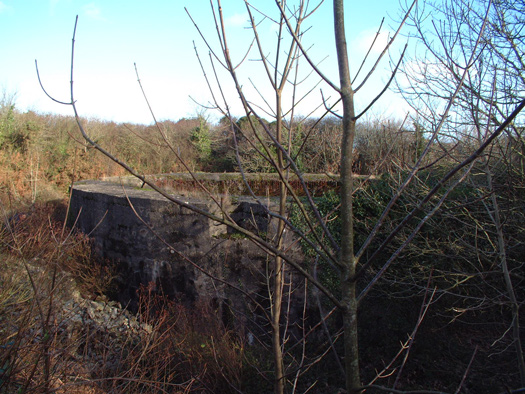 Castel Vendon,  Batterie Française Tourville, (Souterrain).