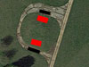 Plan of this PIA. Red are the pump houses and black, the level hard stands. So that the petrol tankers could be dipped and measured, to make sure the correct amount of petrol had been delivered.
