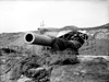 'Winnie' a 14" gun set into the hills at St Margret-at-Cliffe near Dover 1941.