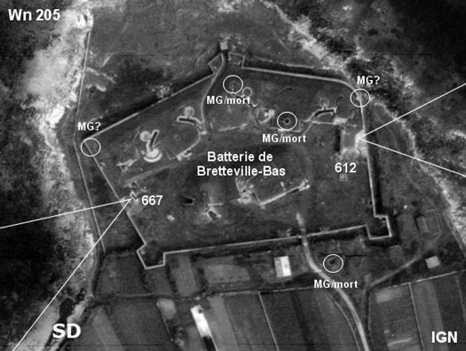 Wn205 Fort du ou de Bretteville bas