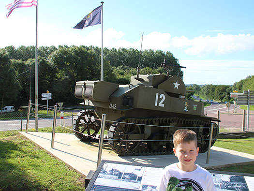 The tank and Dead Man’s Corner.