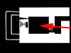 Vf Skoda bunker (SK Pak) showing the chicane  entrance.