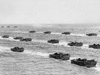 Assault landing craft manoeuvring.