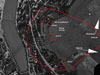 The arrows show the areas covered by the Tobruk machine guns.