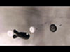 Parachuting from a balloon.