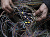 Telephone junction box.