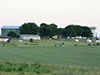 RAF Netheravon’s 'A' shed hidden by trees.
