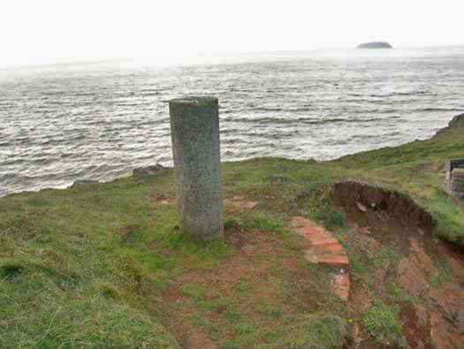Brean Down, Somerset. Bombing Range
