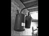 Automatic flame thrower. A pressurised cylinder that could be electrically fired either manually by a defender or by an enemy by a trip wire.