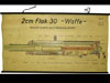 Wall charts for a 2cm Flak 30.
