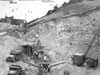 A US stone crusher working in Varreville after D-Day.