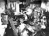 Saint Chamond machine gunner.