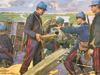 French artillery.