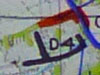 Red - the camp.
    Black - the vehicle park.