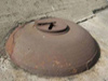 428P01 M19 steel dome where a stream of 5cm mortar rounds could fire out.