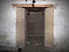 Ammunition passage to the shell and case room.